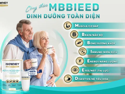 Bí quyết sống khỏe, sống thọ dành cho người cao tuổi với IsoWhey Advanced 55+