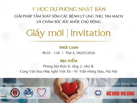 Y HỌC DỰ PHÒNG NHẬT BẢN: Hội thảo “Giải pháp tầm soát sớm các bệnh lý ung thư, tim mạch và chăm sóc sức khỏe chủ động”